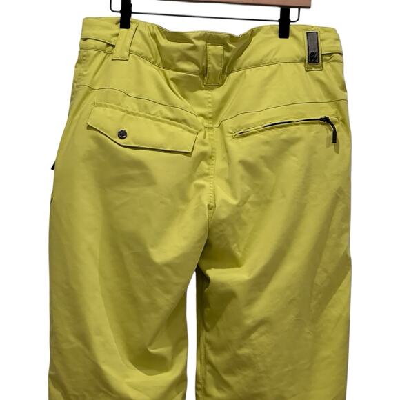 Orage Snow Pants Women’s Waterproof Snowboard Insulated Belted Ski Yellow Sz L - Picture 5 of 16
